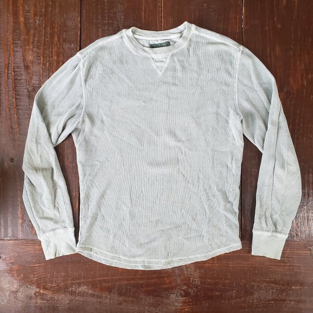 Woolrich Thermal Sweatshirt, M, Light Green